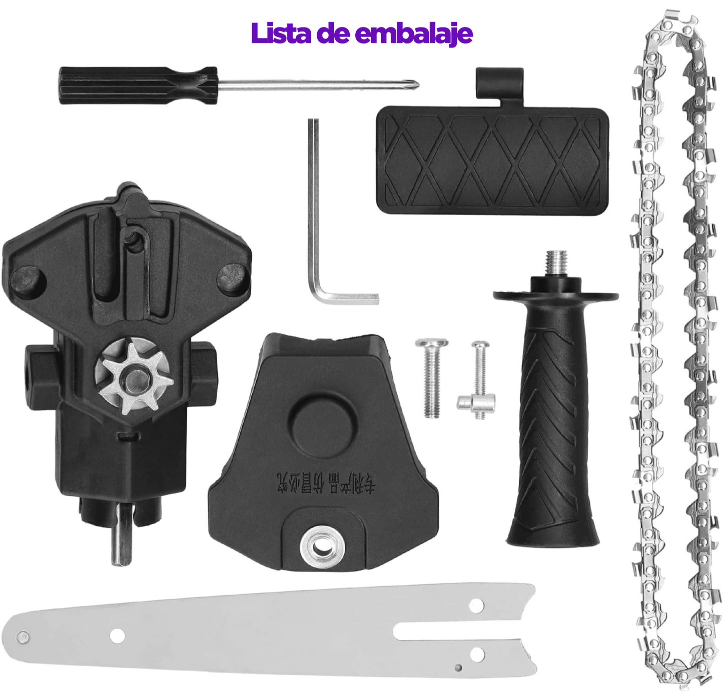 Adaptador de Motosierra para taladro eléctrico de 6 pulgadas