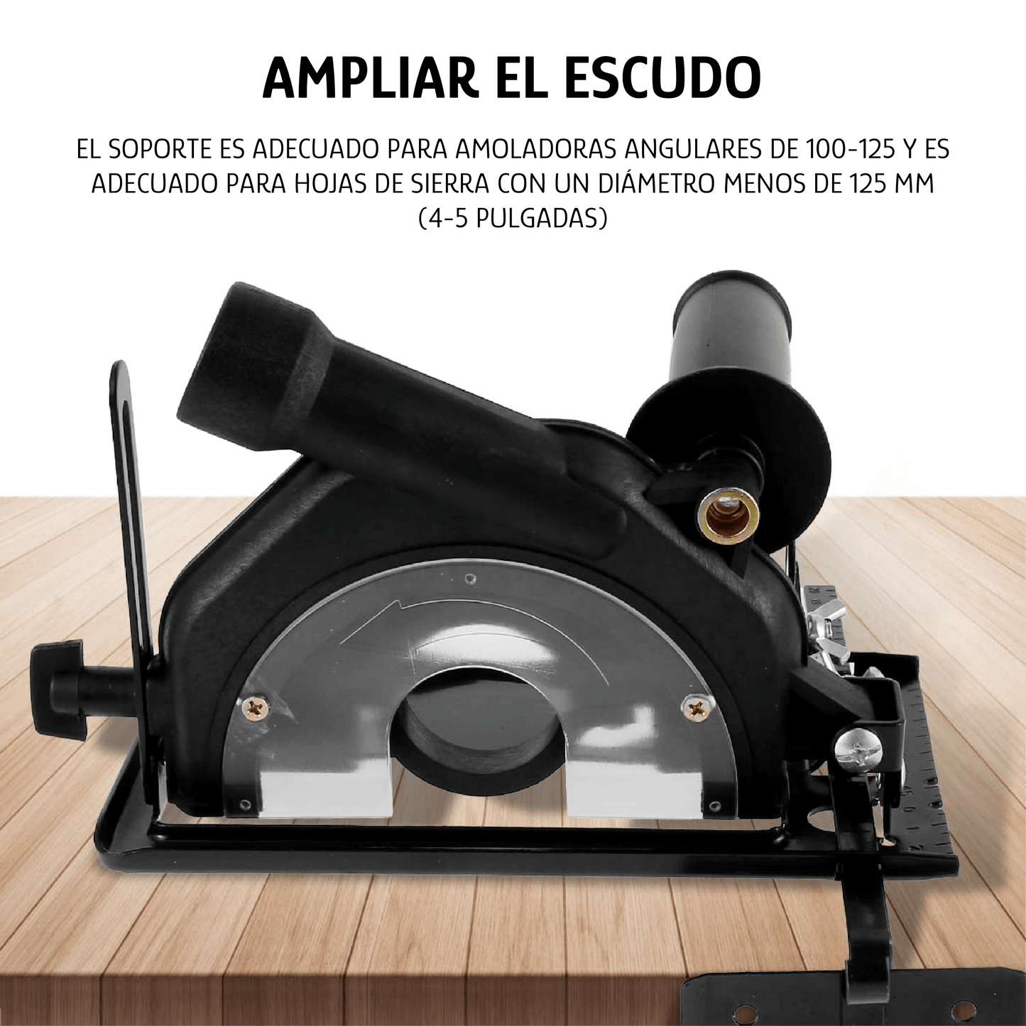 Soporte 2 en 1 para esmeriladora angular de 100 a 125mm