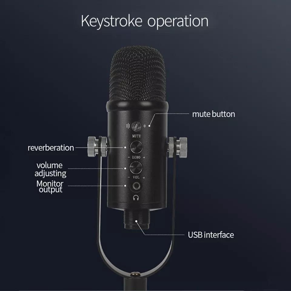 Micrófono condensador para computadora USB - LC Store