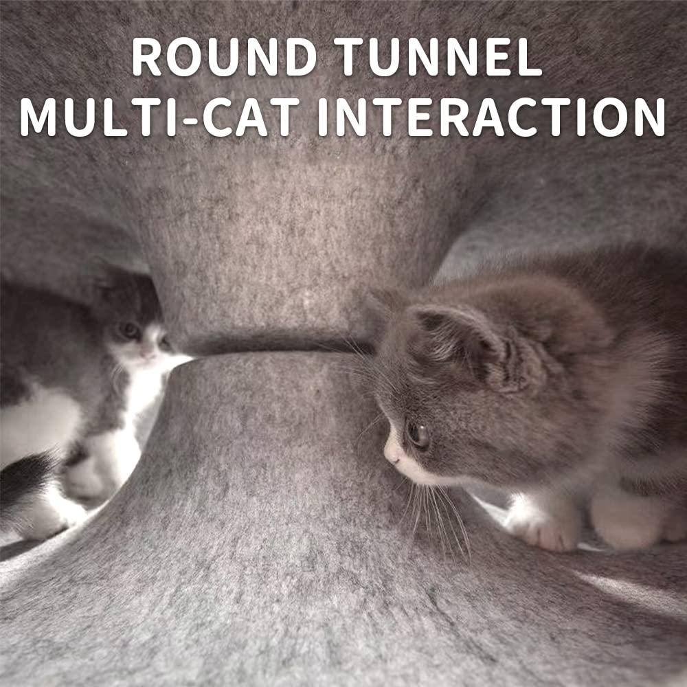 Cama túnel para gatos - Cama Interactivo para gatos