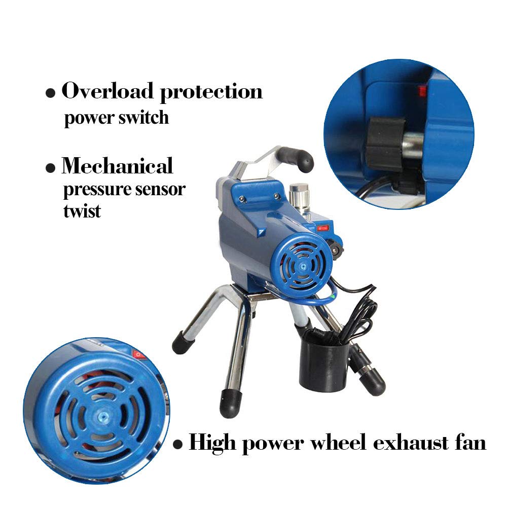 Pulverizador de Pintura Eléctrico 3000PSI 110V Sin Aire - 2200W