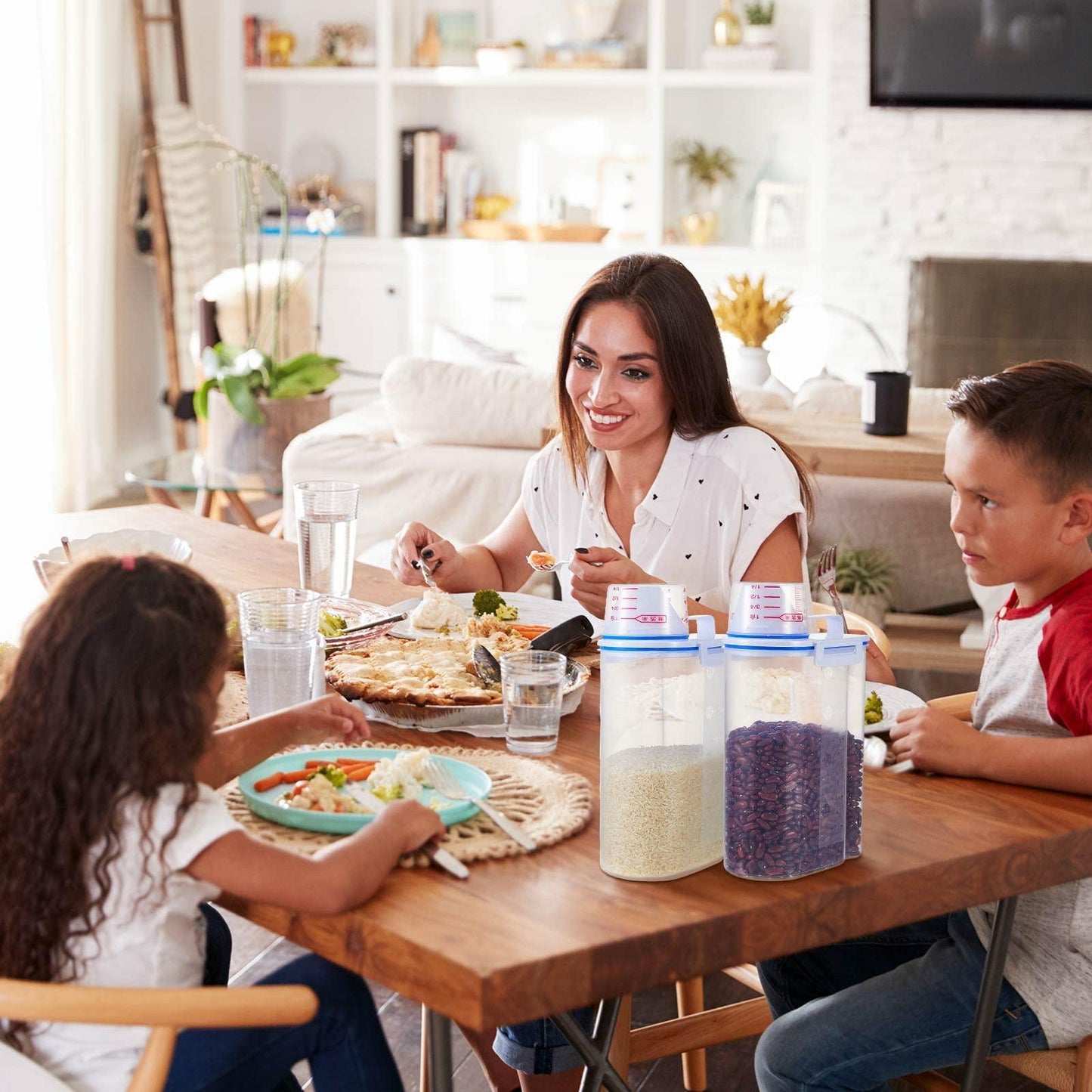 Pack de 6 + 1 de Regalía -  Recipientes herméticos de 2kg para alimentos