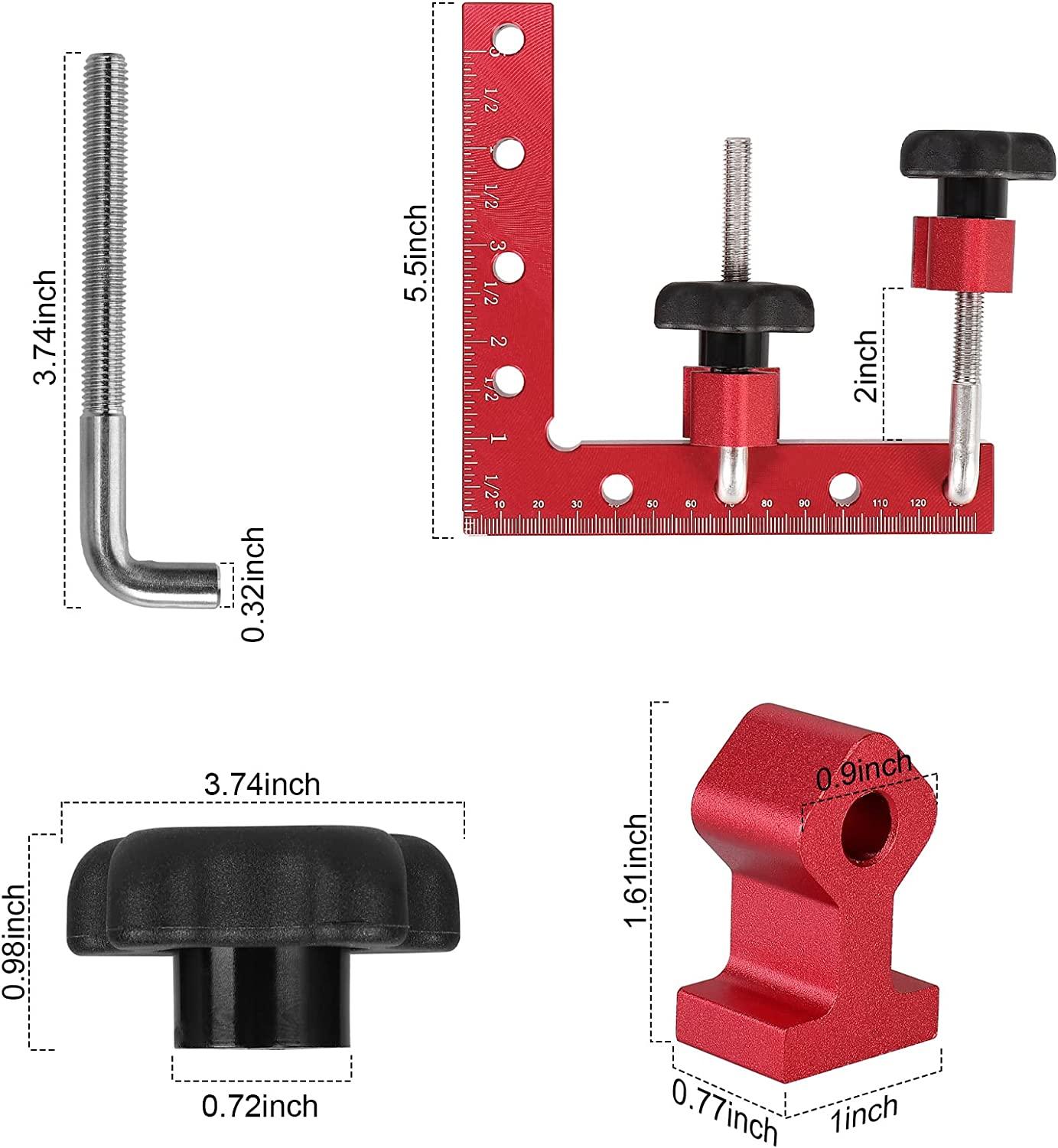 Pack de 2 Abrazadera de 90 Grados