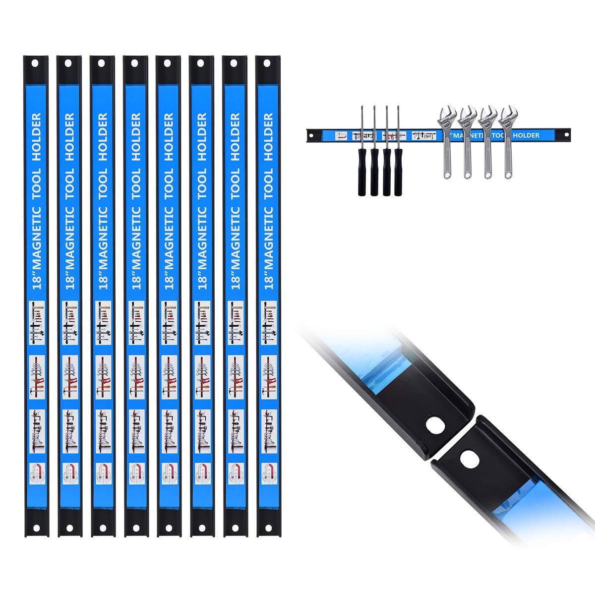 Pack de 8 barras magnéticas de 18 pulgadas