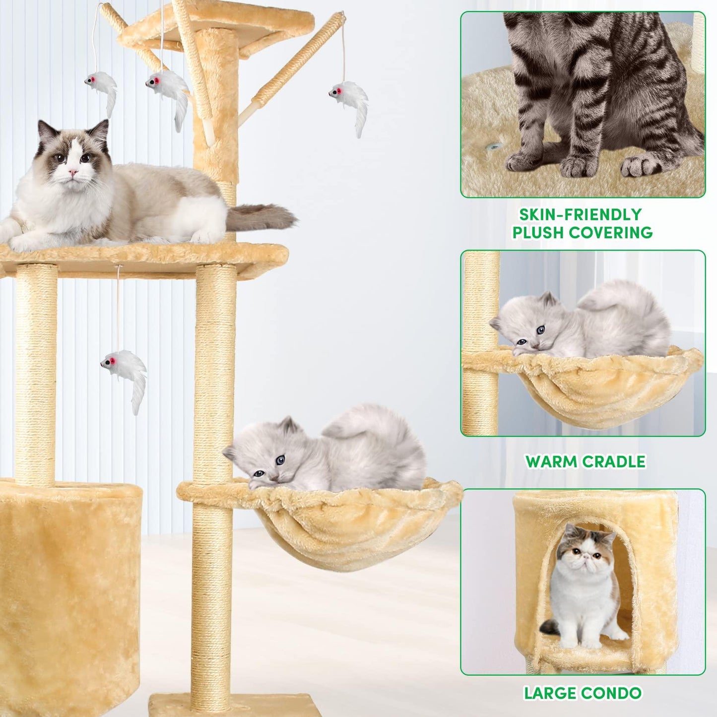 Torre para Gatos / Rascador para gatos