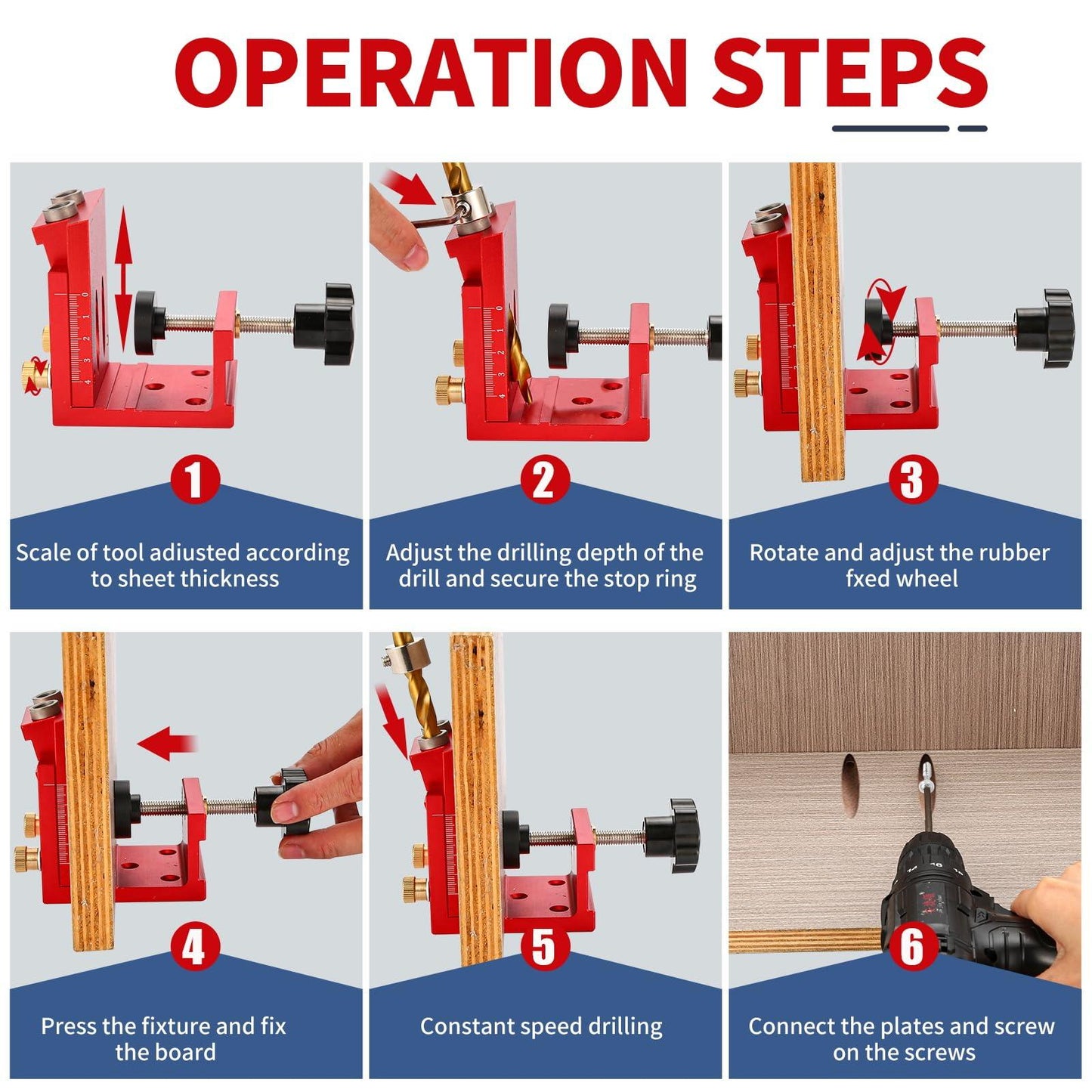 Herramienta para hacer agujeros - Pocket Hole Jig