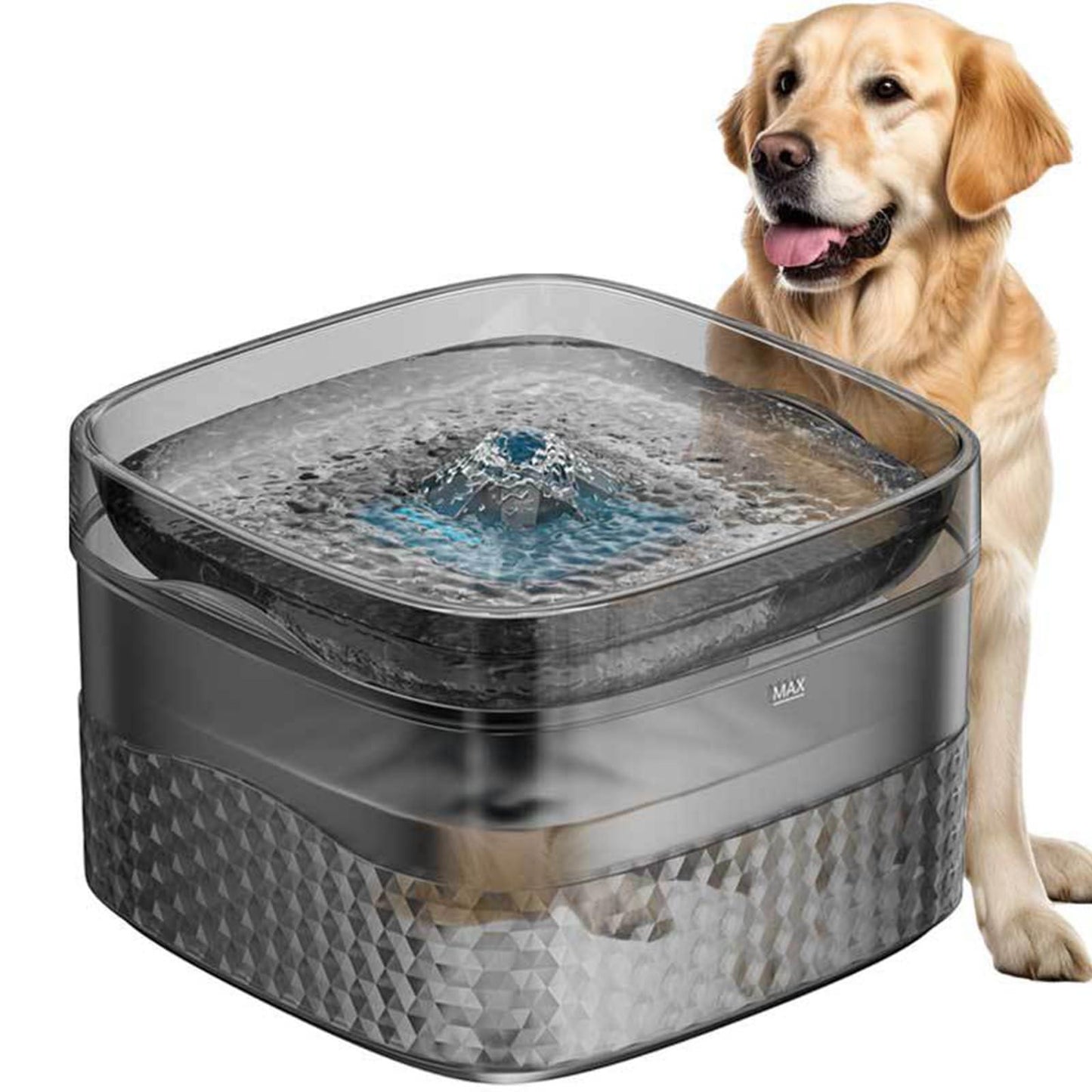 Fuente de agua de 5.5 litros para mascotas perros y gatos