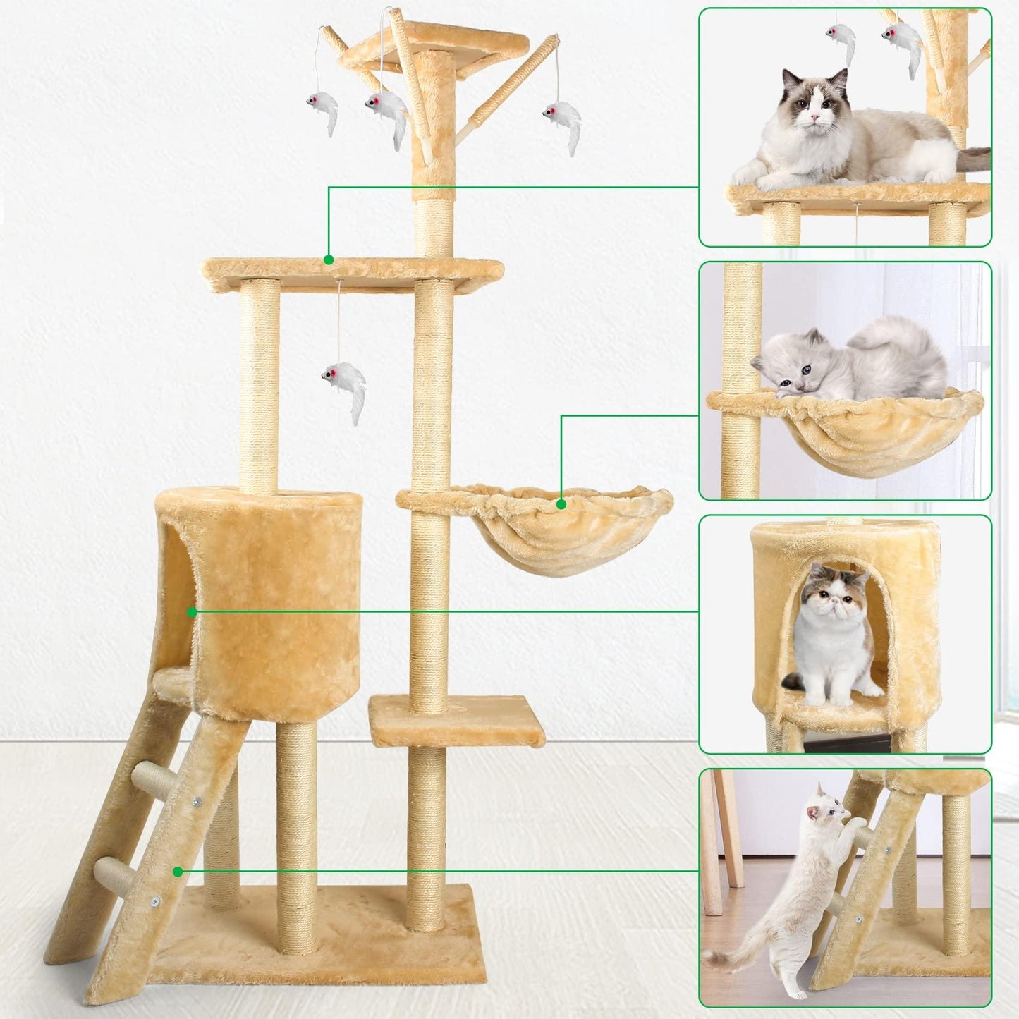 Torre para Gatos / Rascador para gatos