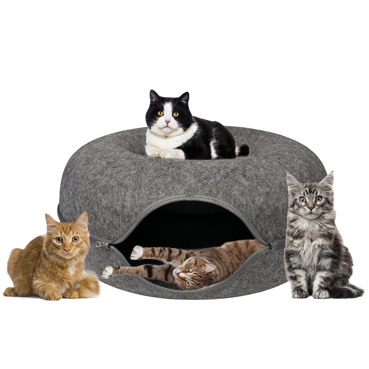 Cama túnel para gatos - Cama Interactivo para gatos