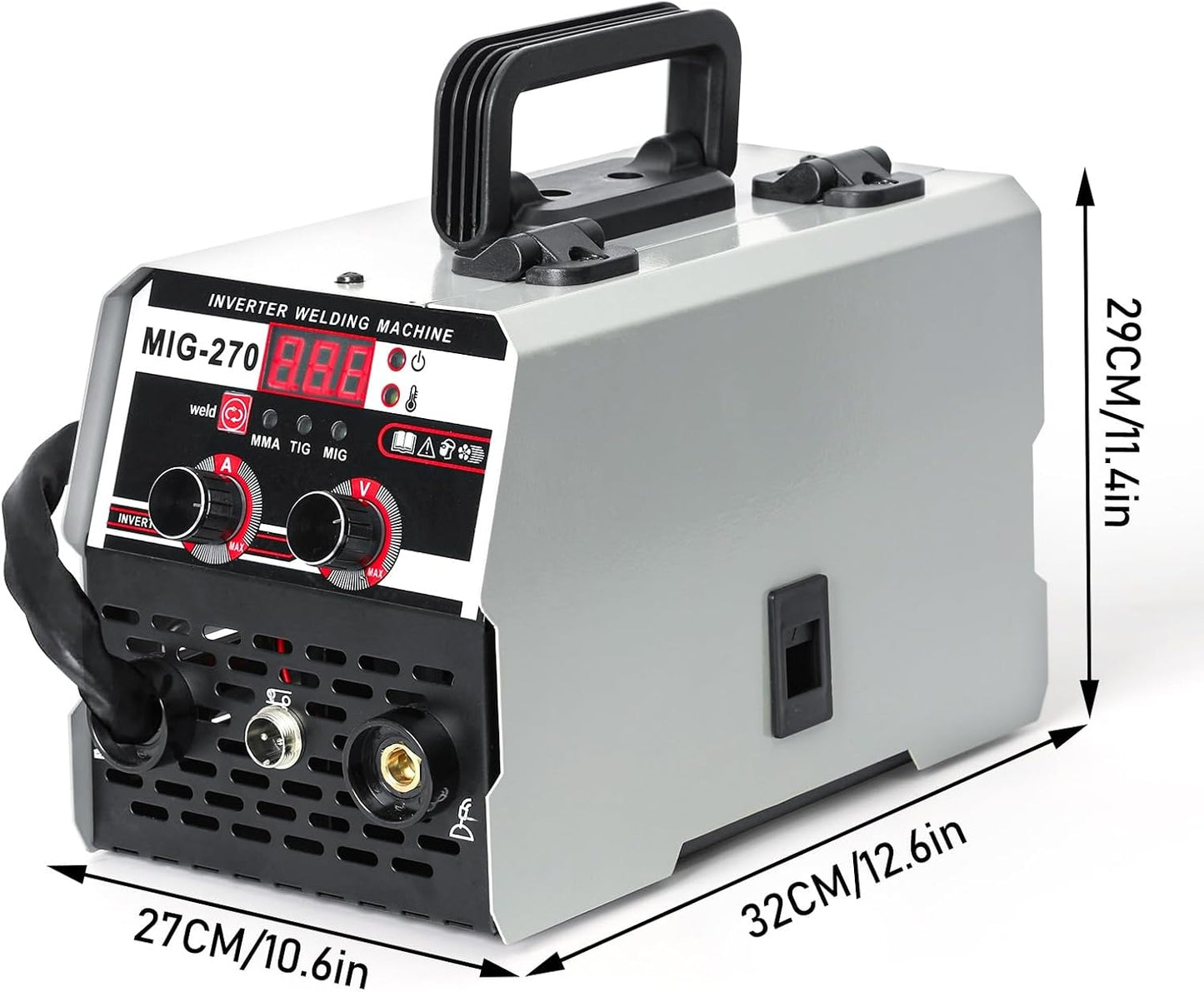 Máquina de Soldar MIG 3 en 1 Multiproceso con Pantalla LED - 20-250A (MIG,TIG,ARC)