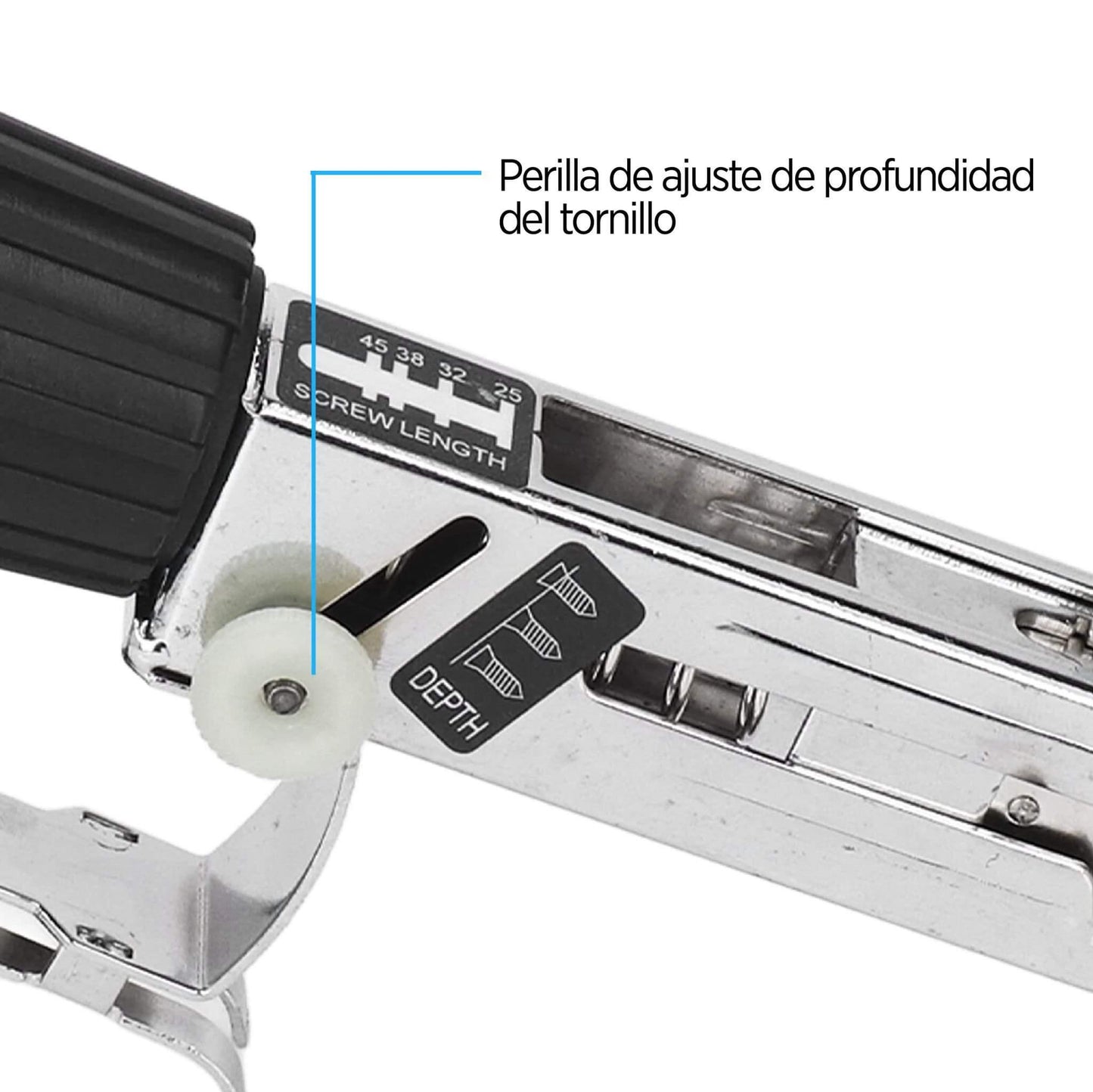 Adaptador automático para taladro de pistola de clavos