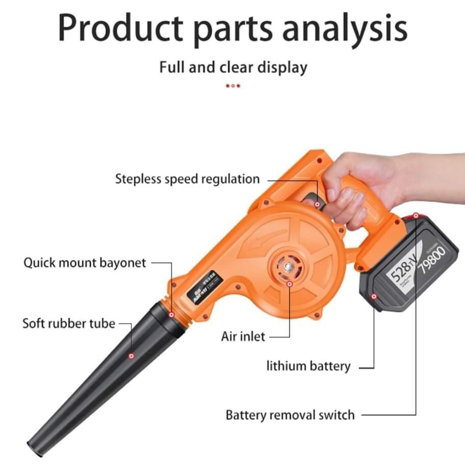 Soplador Inalámbrico de 21 voltios Nanwei