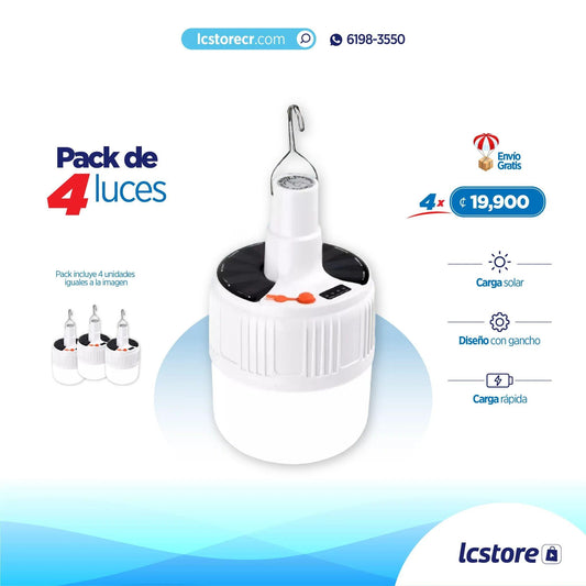 Luces Solares Pack de 4