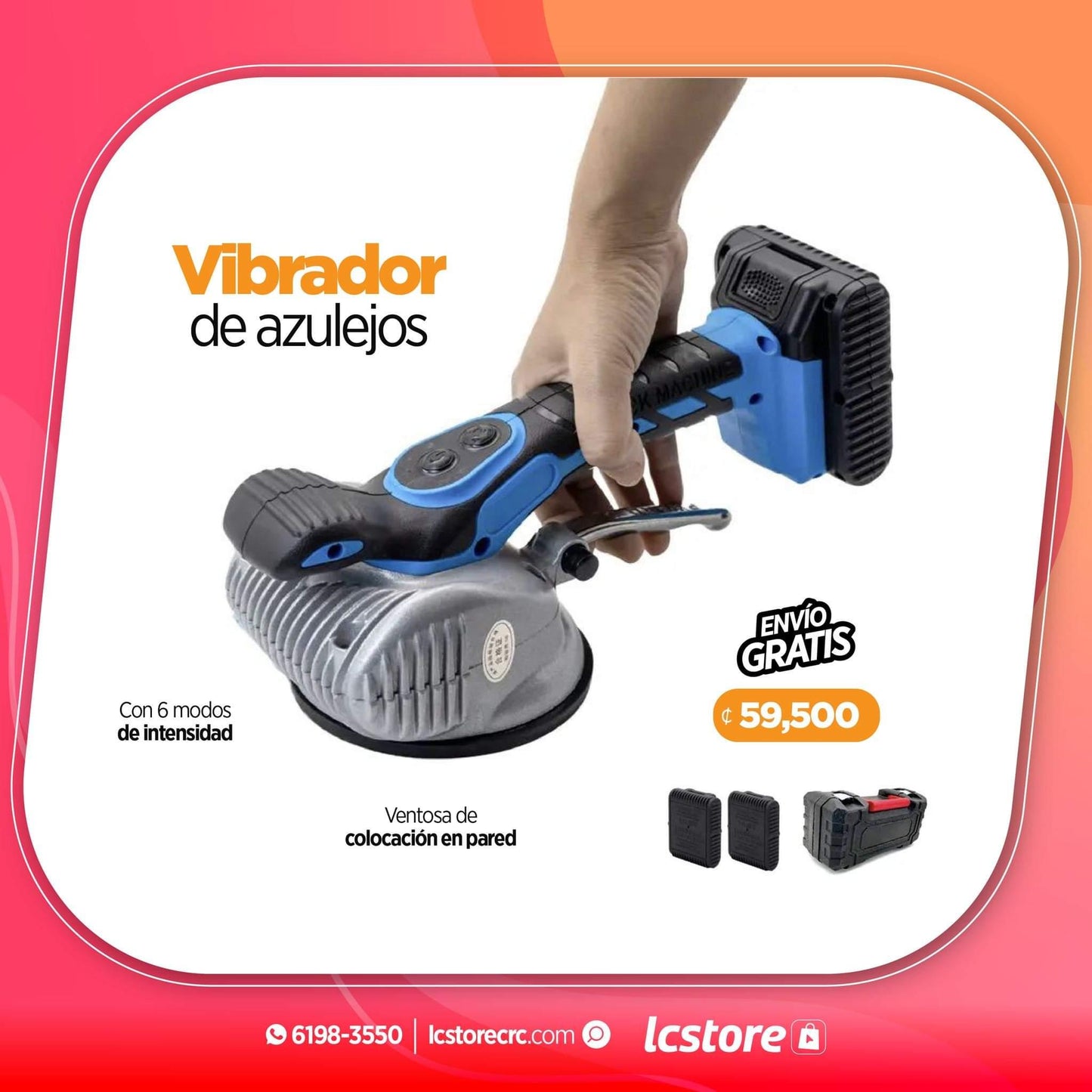 Vibrador de azulejos de 21V