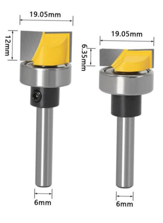 Fresas de Router limpiador inferior de 1/4