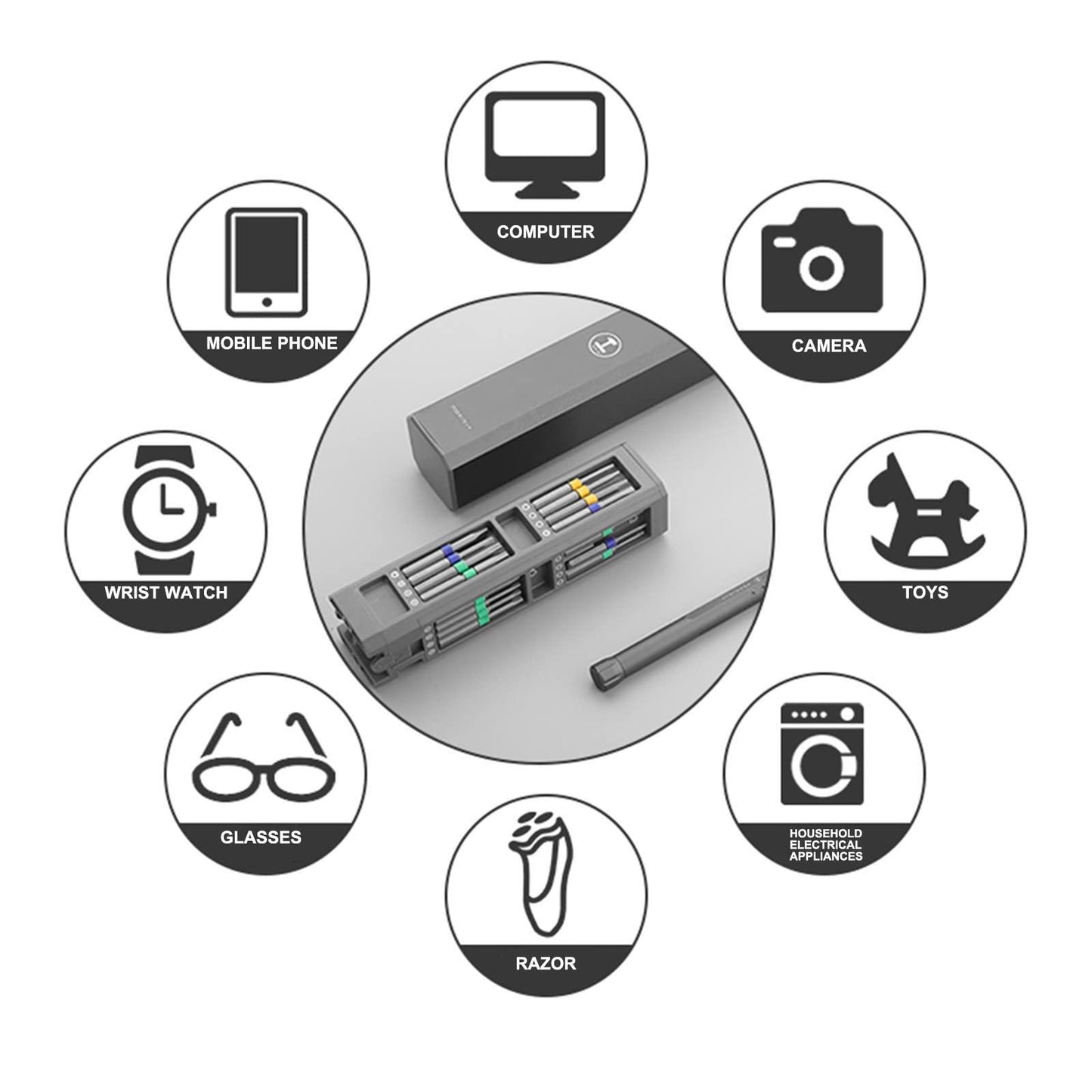 Kit de destornilladores de presición 45 en 1