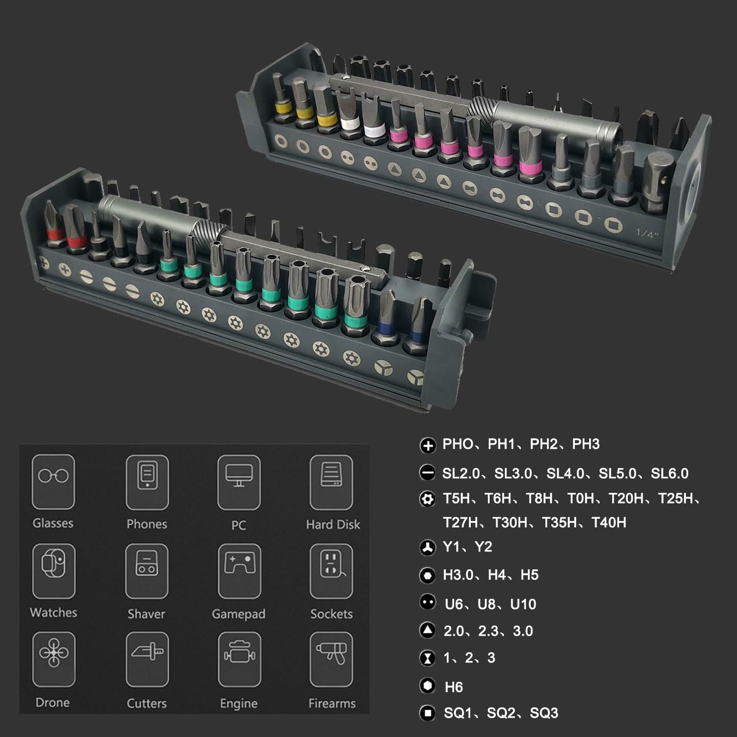 Juego de destornilladores 40 en 1